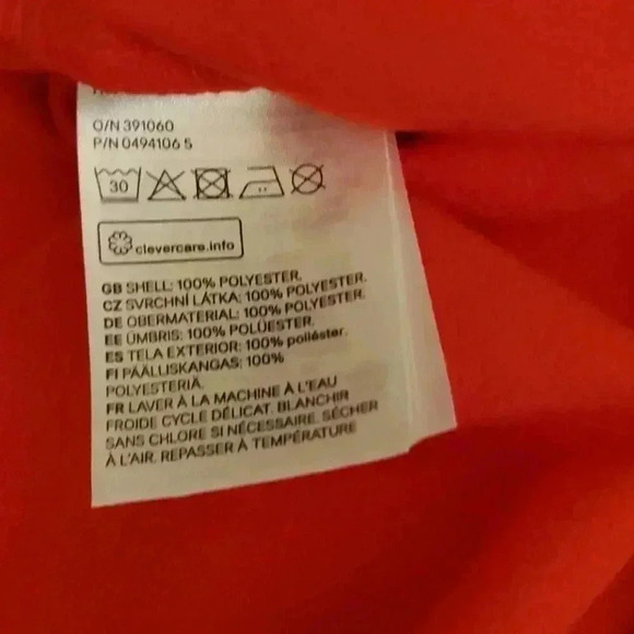 ♥️Red sweet sheen like fabric jacket - Picture 5 of 6